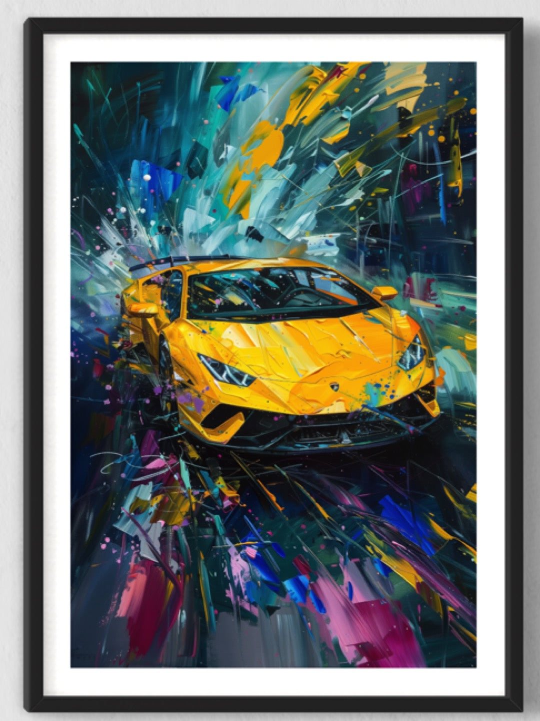#1042 Lambo in Yellow