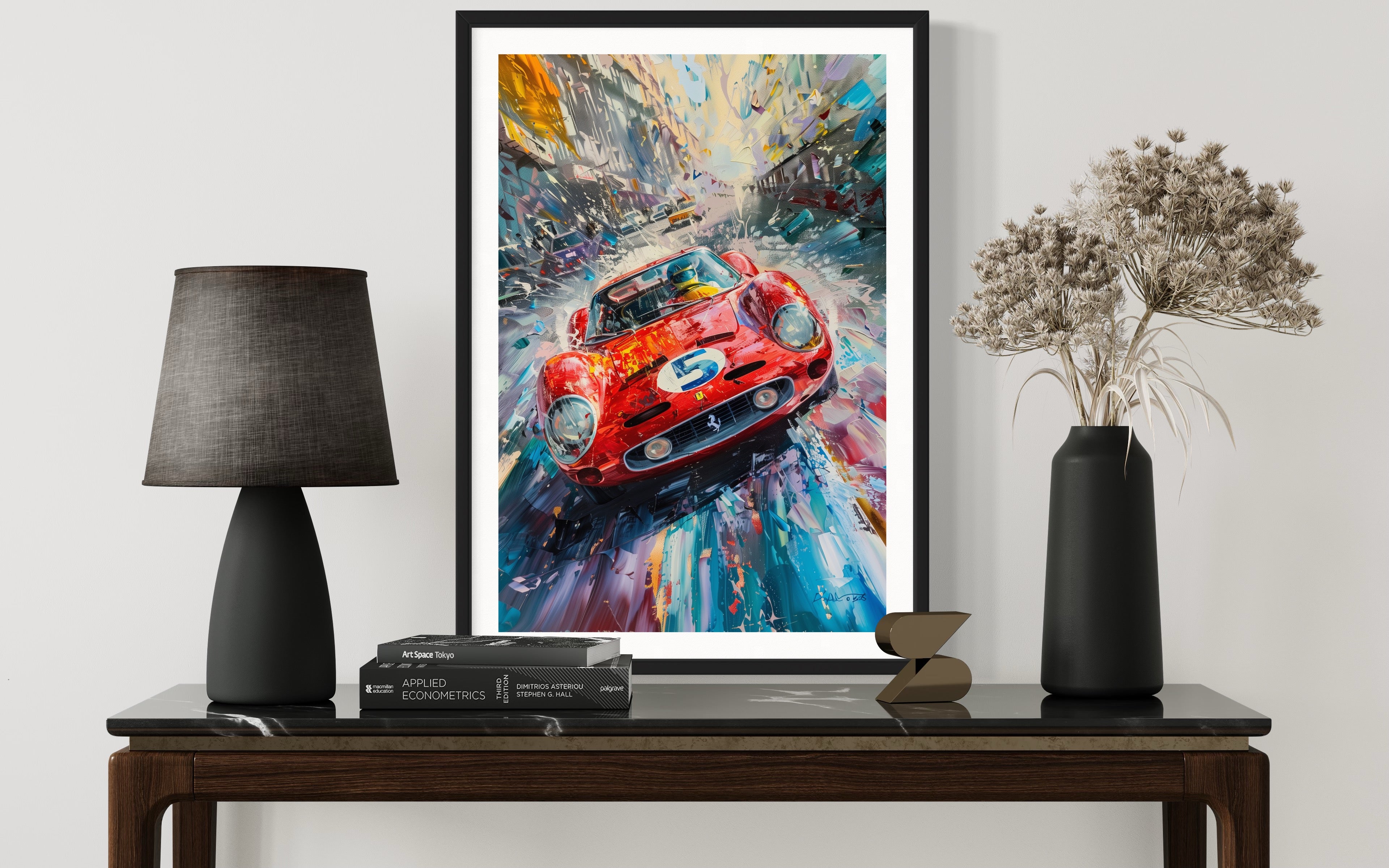 #1041 Ferrari Oil Painting